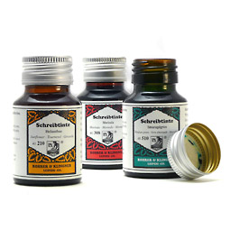 Rohrer & Klingner
Schreibtinte Rohrer & Klingner Schreibtinte ist Tinte für Füllhalter und
Schreibfeder in vielen Farben