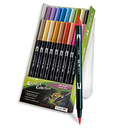 Tombow Dual Brush Sets Tombow wasserlösliche Faserstifte im Set