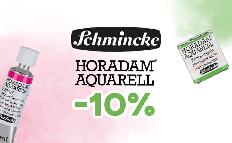 -10% sparen auf Schmincke Horadam Aquarellfarben