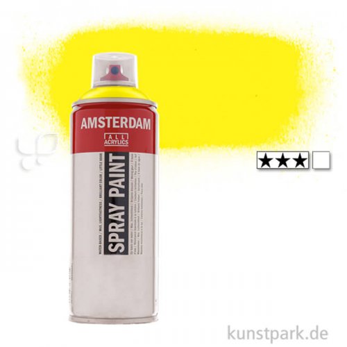 Talens AMSTERDAM Spray Paint 400 ml Einzelfarbe | 272 Transparentgelb mittel