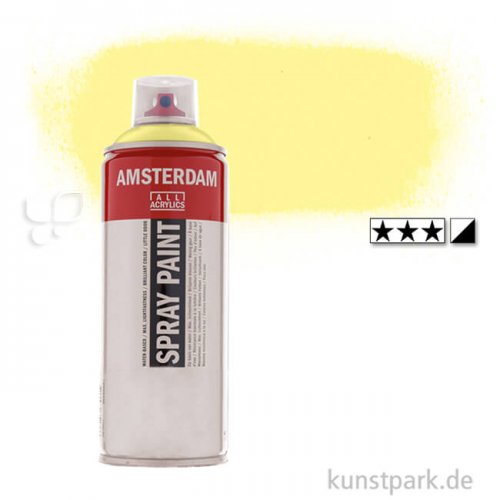 Talens AMSTERDAM Spray Paint 400 ml Einzelfarbe | 279 Nickeltitangelb hell