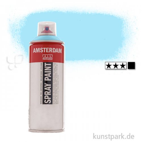 Talens AMSTERDAM Spray Paint 400 ml Einzelfarbe | 551 Himmelblau hell
