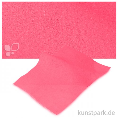 Bastelfilz 20x30 cm, 2mm Einzelbogen | Pink