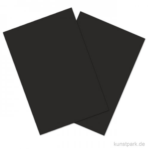 Tonkarton COLORS, 20 Blatt, 180g, DIN A4 DIN A4 | Kohlschwarz