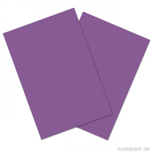Tonkarton COLORS, 20 Blatt, 180g, DIN A4 DIN A4 | Purpur