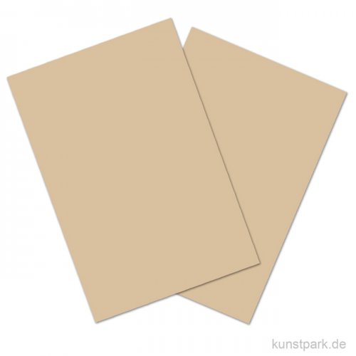 Tonkarton COLORS, 20 Blatt, 180g, DIN A4 DIN A4 | Sand