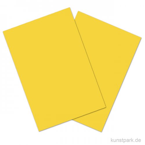 Tonkarton COLORS, 20 Blatt, 180g, DIN A4 DIN A4 | Sonnengelb