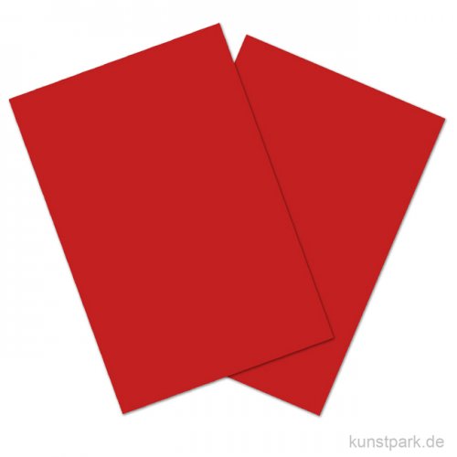 Tonkarton COLORS, 20 Blatt, 180g, DIN A4 DIN A4 | Weihnachtsrot