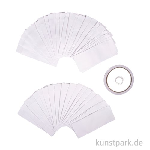 Bastelset 3D Papierblumen, Material für 4 Blüten, je 21 cm