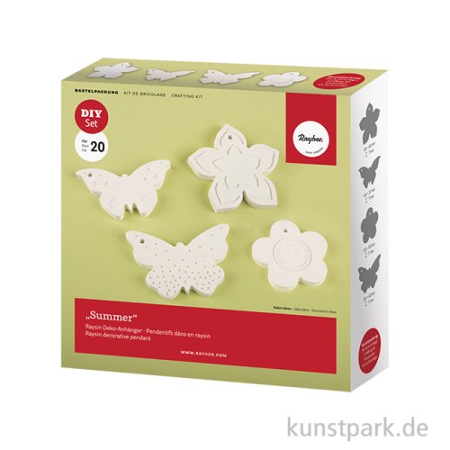 Bastelset Raysin Deko-Anhänger Summer, 4 Motive