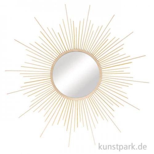 Bastelset Sonnenspiegel groß - 63 cm, Spiegel 20cm