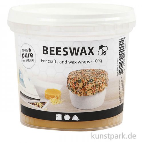 Reines natürliches Bienenwachs, 100 g