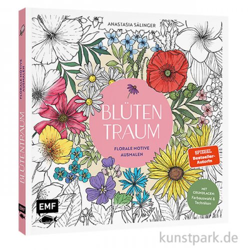 Blütentraum - Florale Motive ausmalen, Edition Fischer