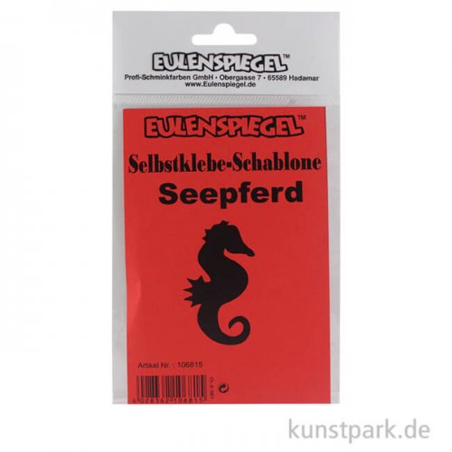 Bodypainting-Schablone - Seepferd