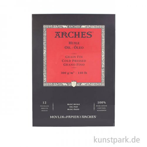 ARCHES Ölmalblock, 12 Blatt, 300g 23 x 31 cm