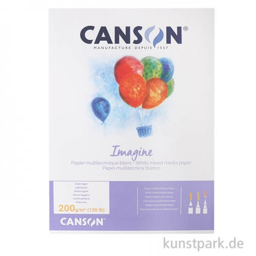 Canson IMAGINE Multimedia Papier, 200g DIN A1 (25 Blatt)