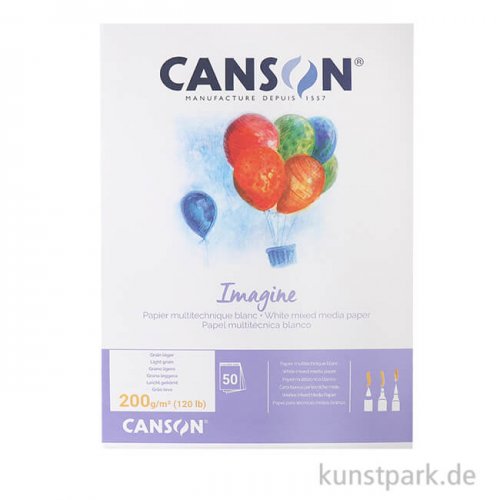 Canson IMAGINE Multimedia Papier, 200g DIN A2 (50 Blatt)