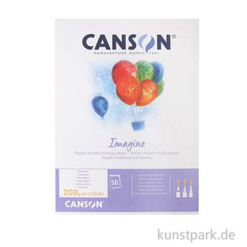 Canson IMAGINE Multimedia Papier, 200g DIN A3 (50 Blatt)