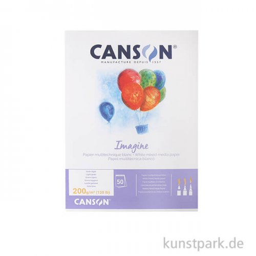 Canson IMAGINE Multimedia Papier, 200g DIN A5 (50 Blatt)