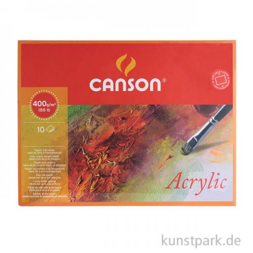 Canson MONTVAL Acrylblock, 10 Blatt, 400g 32 x 41 cm