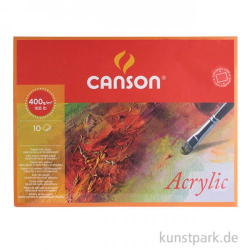 Canson MONTVAL Acrylblock, 10 Blatt, 400g 36 x 48 cm