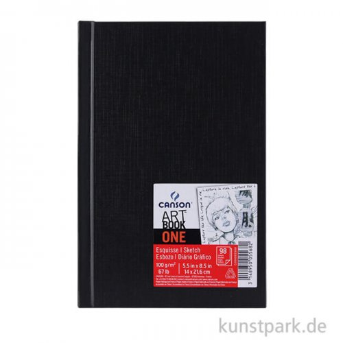 Canson Skizzenbuch ONE, 100 Blatt, 100 g DIN A5