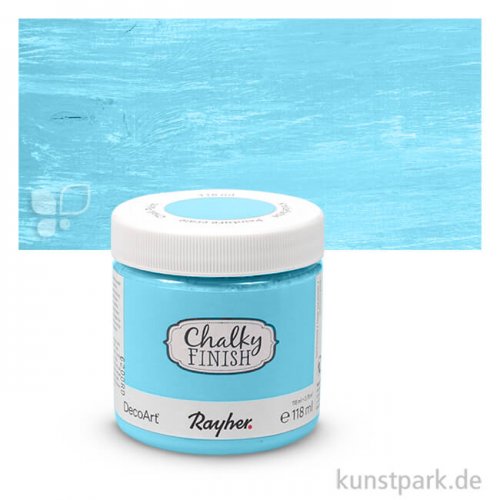 Chalky Finish, Kreidefarbe auf Wasserbasis, 118 ml Einzelfarbe | Indisch Türkis
