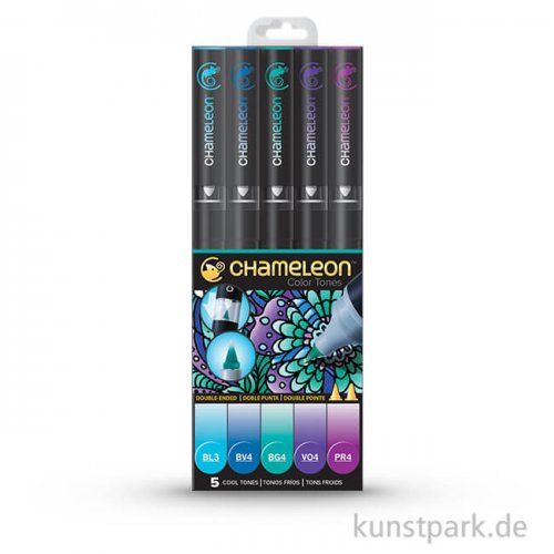 Chameleon Pen Set - 5 Cool Tones