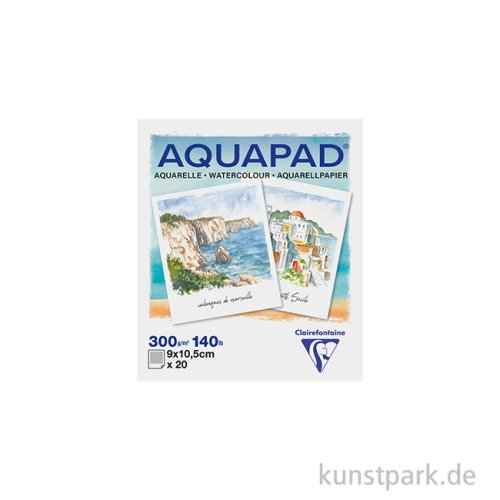 Clairefontaine Aquapad Aquarellpapier, Polaroid, 20 Blatt, 300g