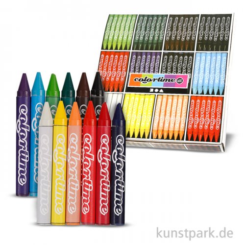 Colortime Farbkreide, Displaybox mit 288 Stiften, sortiert