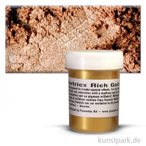 Colortricx Pigment 40 ml Einzelfarbe | Bronzegold