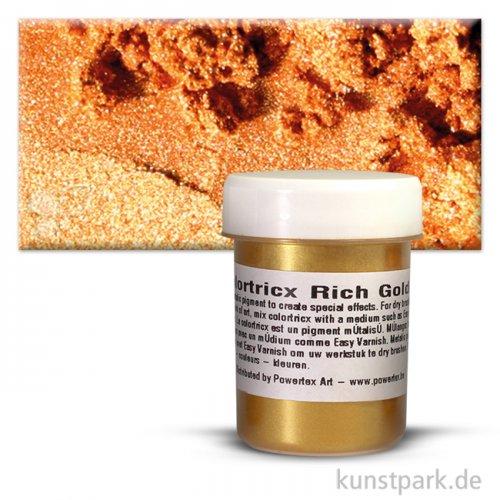 Colortricx Pigment 40 ml Einzelfarbe | Reichgold