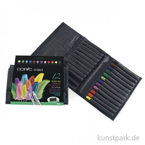 COPIC ciao Starter Set - 12 Marker im Wallet