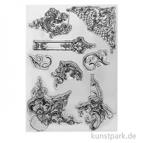 CraftEmotions Clear Stamps - Ornamente, DIN A6