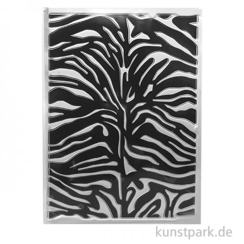CraftEmotions Clear Stamps - Tiger und Zebra Muster, DIN A6
