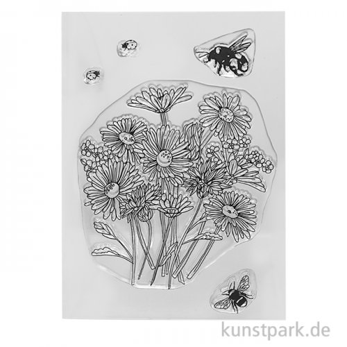 CraftEmotions Clear Stamps - Wildblumen 1, DIN A6