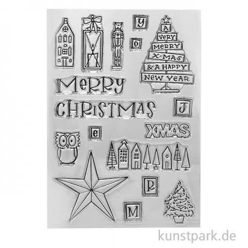 CraftEmotions Clear Stamps - X-mas Dekoration 1, DIN A6