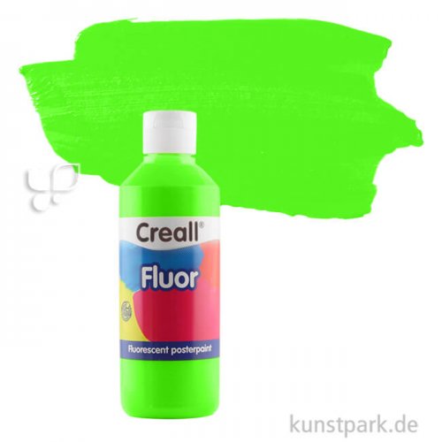 Creall FLUOR Gouachefarben 250 ml Einzelfarbe | 09 Grün