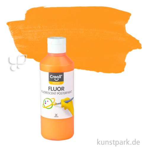 Creall FLUOR Gouachefarben 250 ml Einzelfarbe | 03 Orange