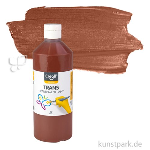 Creall TRANS Gouachefarben 500 ml Braun