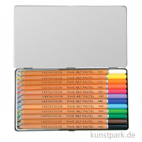 Cretacolor Fine Art Pastel - 12er Pastell-Set im Metalletui
