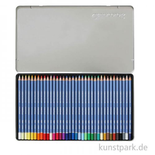 Cretacolor MARINO Aquarellstifte - 36 Farben sortiert im Metalletui