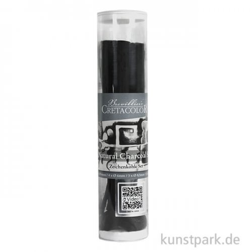 Cretacolor Natürliche Zeichenkohle 13teiliges Set