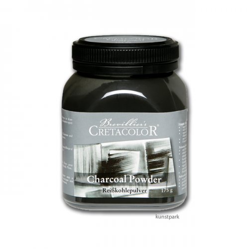 Cretacolor Künstler Pulver in Kunststoffdose Reißkohlepulver (175 g)