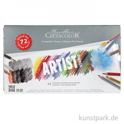 Cretacolor STUDIO - 72er Set im Metalletui