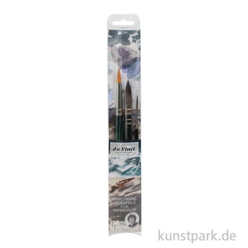 da Vinci Pinselset - Watercolor Essentials, Cesc Farré Signature Set