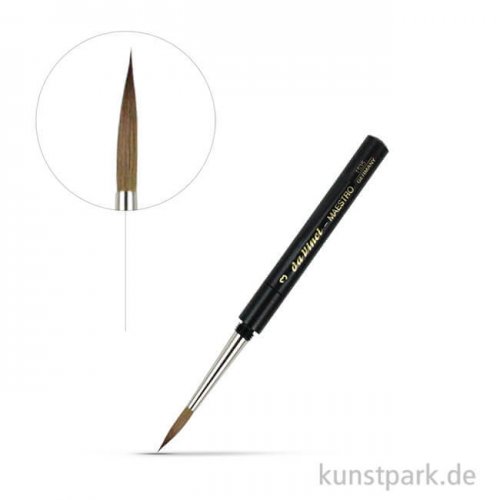 da Vinci Serie 1535TP MAESTRO Kolinsky Aquarell-Taschenpinsel rund 3