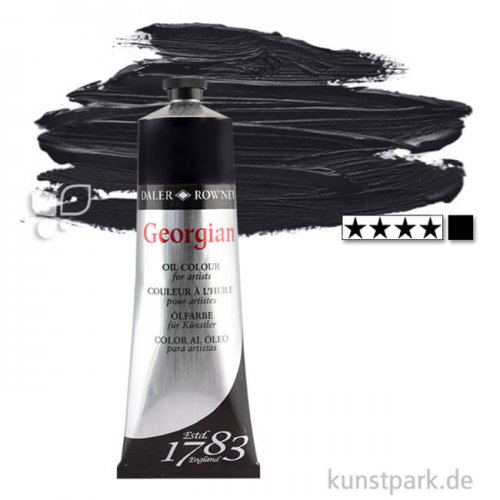 Daler-Rowney GEORGIAN Ölfarben 225 ml | 034 Elfenbeinschwarz