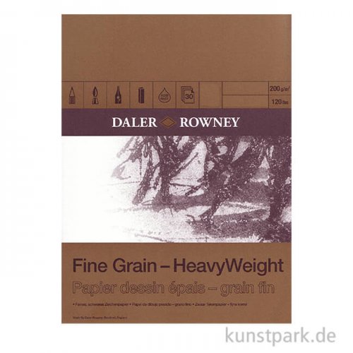 Daler-Rowney Zeichenblock FINE, 30 Blatt, 200g