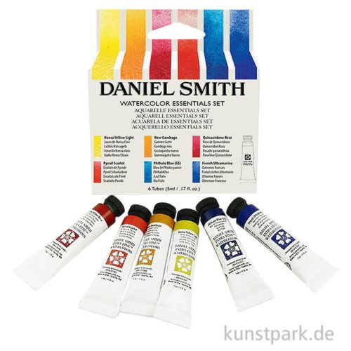 Daniel Smith Extra Fine Watercolor - Essentials Set, 6 x 5 ml